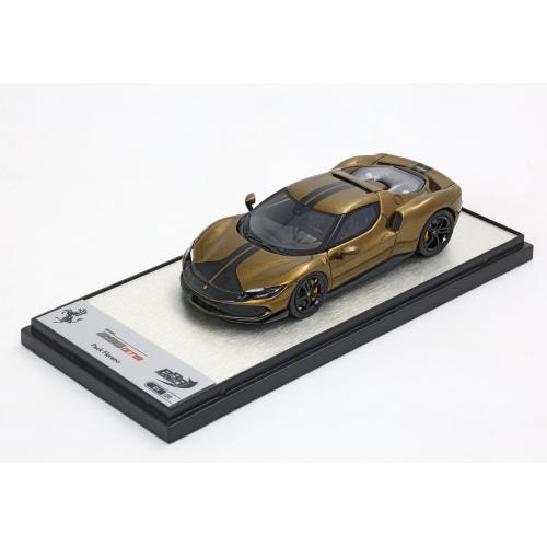 1:43 BBR Ferrari 296 Assetto Fiorano Verde Volterra Lucido E Cappellino BBRC265SU07