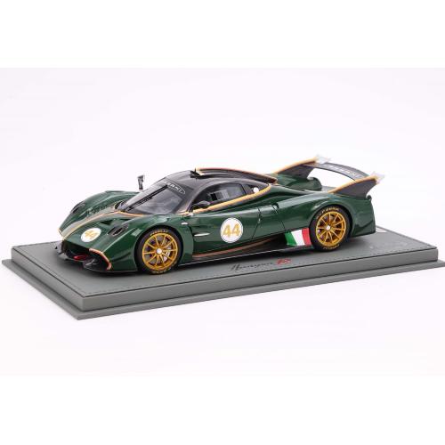 1:18 BBR Pagani Huayra R Carbonio Verde Lucido Verde Smeraldo With Showcase P18218G-VET