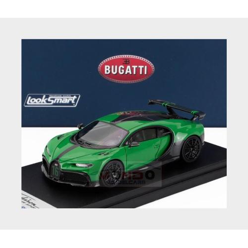 1:43 LOOKSMART Bugatti Chiron Pur Sport #16 2020 Viper Green Black LS520B