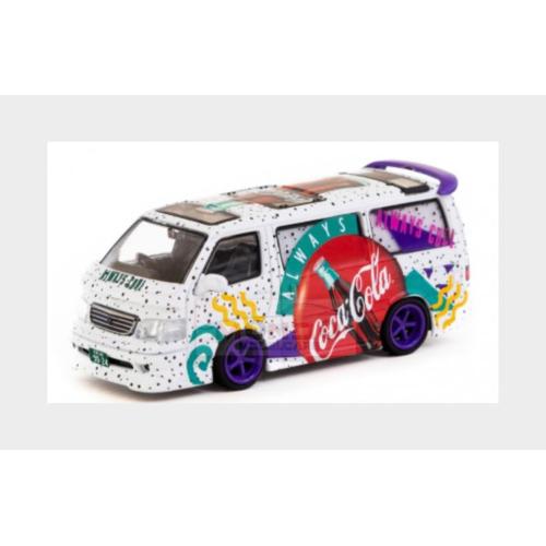 1:64 TARMAC Toyota Hiace Van Custom Van Coca Cola 2018 Various T64-078-CC