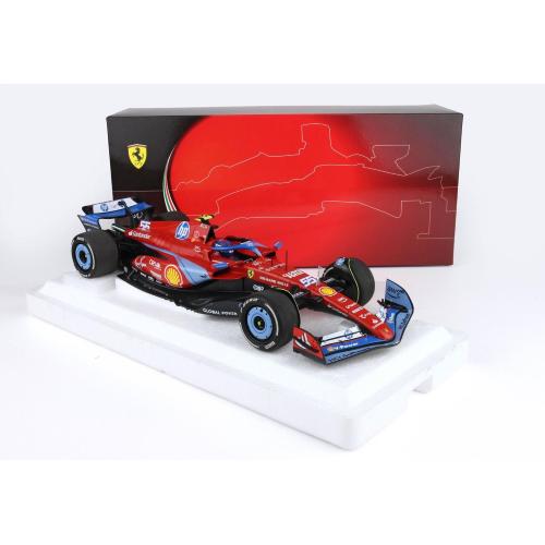 1:18 BBR MODELS Ferrari F1 Sf-24 Team Scuderia Ferrari #55 5Th Miami Gp 2024 Carlos Sainz Polifoam Packaging BBR241865