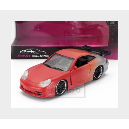 1:32 JADA Porsche 911 996 Gt3 Coupe 1999 Orange Silver JADA34663