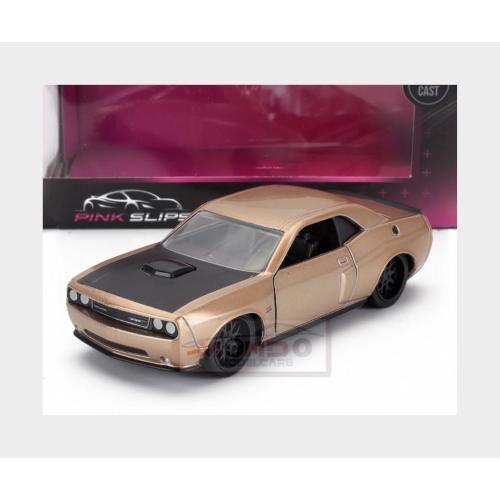 1:32 JADA Dodge Challenger Srt8 Coupe 2012 Gold Black JADA34855