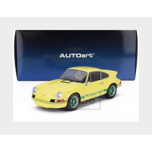 1:18 AUTOART Porsche 911 Carrera Rs 2.7 Coupe 1973 Yellow Green AA78033
