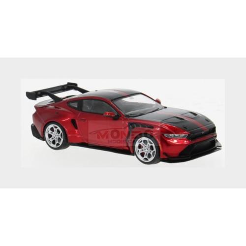1:43 IXO Ford Usa Mustang Gtd 5.2L V8 Coupe 2025 Red Black MOC344.22