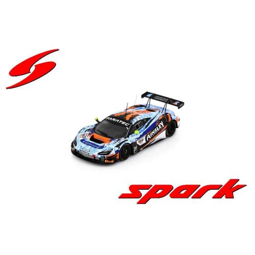 1:43 SPARK Mclaren 720S Gt3 Evo 4.0L Turbo V8 Team Garage59 #158 24H Spa 2024 Mark Sansom Chris Salked James Baldwin Nicolai Kjaergaard SB813