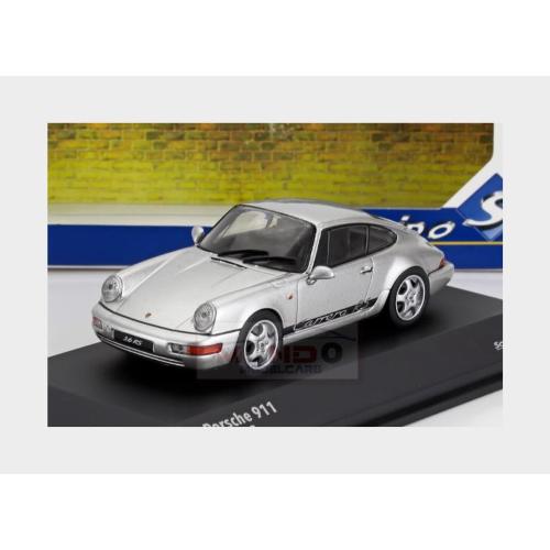 1:43 SOLIDO Porsche 911 964 Rs Coupe 1994 Silver SL4312904