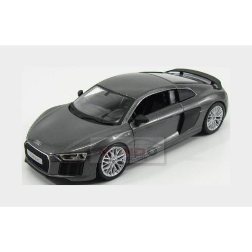 1:24 MAISTO Audi R8 V10 Plus Coupe 2015 Grey Met Carbon MI31513G