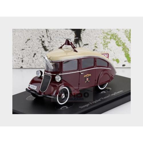 1:43 AUTOCULT Singer Popular Viena Capellanes Great Britain Spain 1935 Red Ivory ATC08023