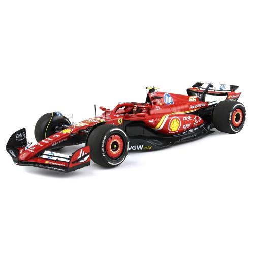1:18 BBR Ferrari Sf-24 Carlos Sainz 3Rd Place Gp Monaco 2024 BBR241875