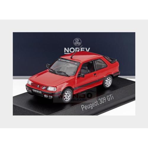 1:43 NOREV Peugeot 309 Gti Pts Deco 1987 Red NV473911