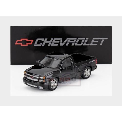 1:64 PARAGON Chevrolet Silverado Single Cab Pick-Up 454 Lsx Lhd 2006 Black PB-55831