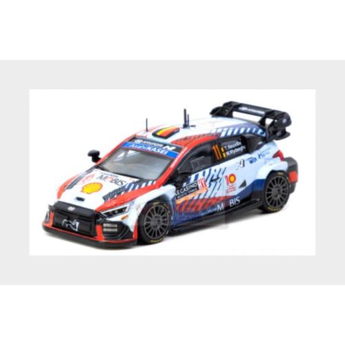 1:64 TARMAC Hyundai I20 #Rally1 Team Shell Mobis Wrt #11 Winner Rally Montecarlo 2024 Thierry Neuville Martijn Wydaeghe Various T64-089-24MCR11