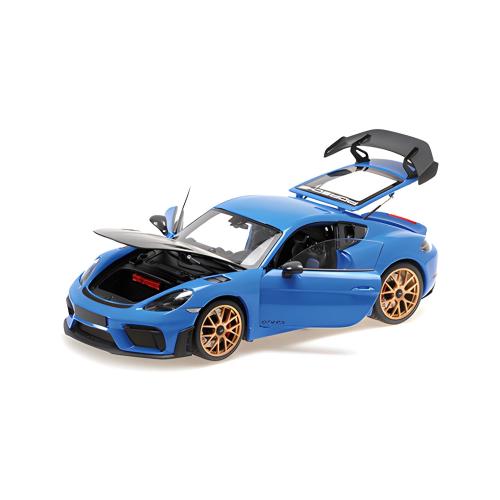 1:18 MINICHAMPS Porsche Cayman Gt4 Rs Blue With Weissach Package 2024 110062121