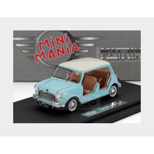1:43 MATRIX Mini Beach Car 1962 White Light Blue MXMM430142