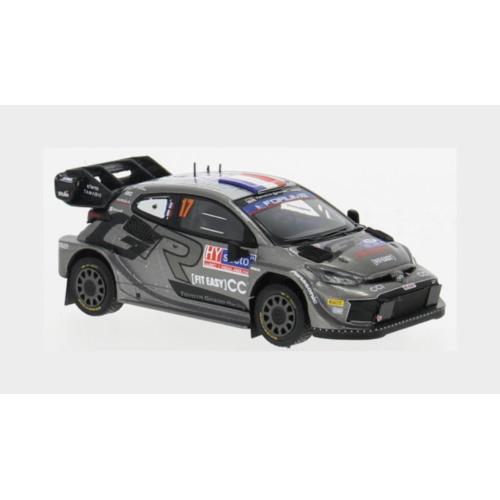 1:43 IXO Toyota Yaris Gr Rally1 Team Toyota Gazoo Racing Wrt #17 Winner Rally Finland 2024 Sebastien Ogier Vincent Landais Grey RAM945.22