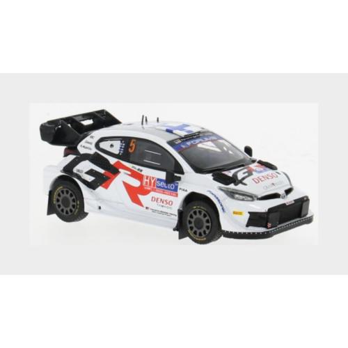 1:43 IXO Toyota Yaris Gr Rally1 Team Toyota Gazoo Racing Wrt #5 4Th Rally Finland 2024 Sami Pajari Enni Malkonen White RAM946.22