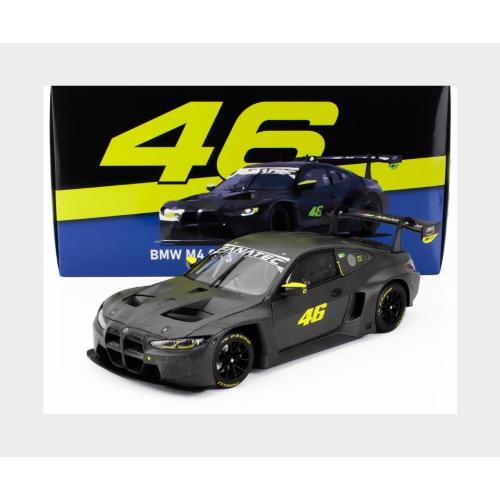 1:18 MINICHAMPS Bmw 4-Series M4 Gt3 Team Wrt #46 Test Misano Marzo 2024 Valentino Rossi Matt Grey 113242246