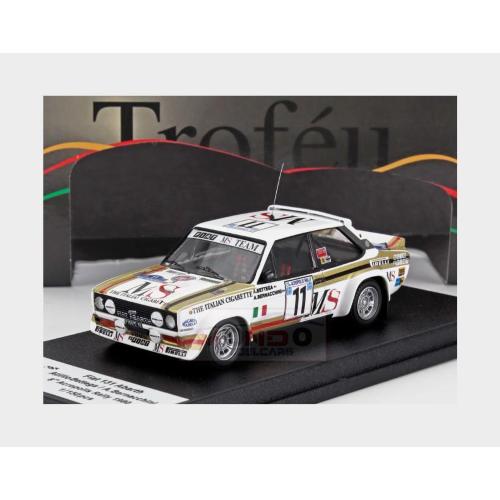 1:43 TROFEU Fiat 131 Abarth #11 8Th Rally Acropoli 1980 Atillio Bettega Arnaldo Bernacchini White Black White TRFRRGR012