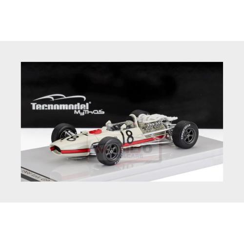 1:43 TECNOMODEL Honda F1 Ra273 #18 Italy Gp 1966 Richie Ginther White TM43-58C
