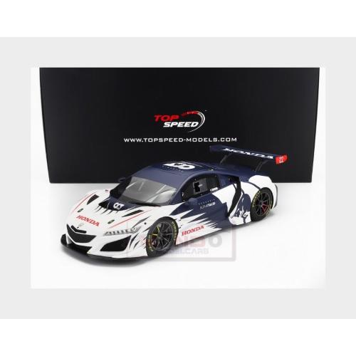 1:18 TRUESCALE Honda Nsx Gt3 Evo Team Alpha Tauri #0 Red Bull Formula Nurburgring 2023 Yuki Tsunoda TS0556