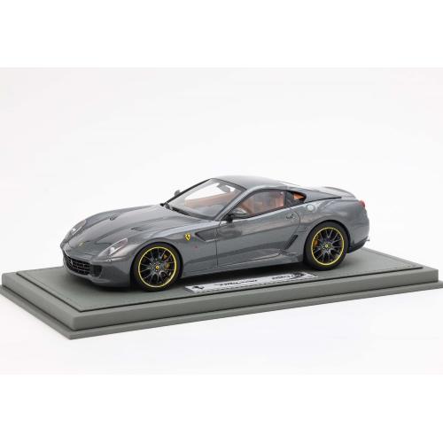 1:18 BBR Ferrari 599 Gtb Fiorano 2006 Cambio Automatico Grigio Silverstone BBR1871C-VET