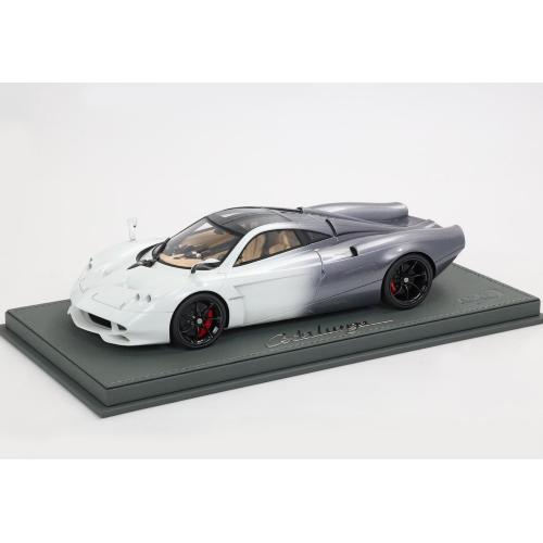 1:18 BBR Pagani Huayra Codalunga Bianco Malta Ferrari Grigio Silverstone Shade P18228E-VET
