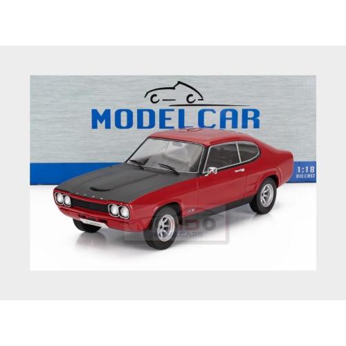 1:18 MCG Ford England Capri Mki Rs 2600 1970 Red Black MCG18538