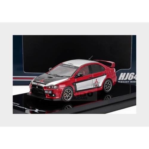 1:64 IGNITION-MODEL Mitsubishi Lancer Evo X 2012 Red HJ644053RB
