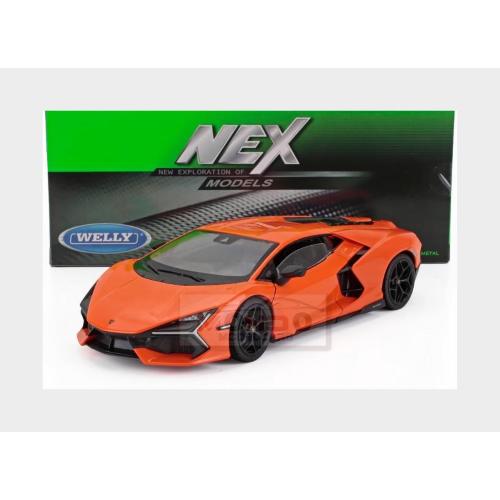 1:24 WELLY Lamborghini Revuelto Hybrid 2023 Orange WE24126O