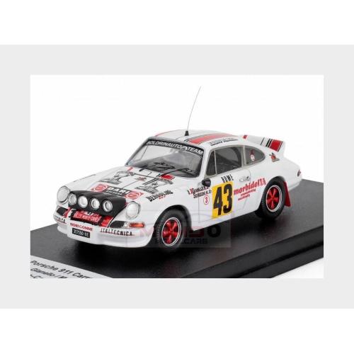 1:43 TROFEU Porsche 911 Carrera Rs Coupe (Night Version) #43 Rally Montecarlo 1978 Roberto Gianello Massimo Sghedoni White TRFDSN328