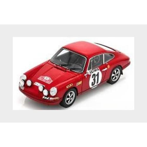 1:43 SPARK Porsche 911S Coupe (Night Version) #31 2Nd Rally Montecarlo 1969 Gerard Larrousse Jean Claude Perramond S5581