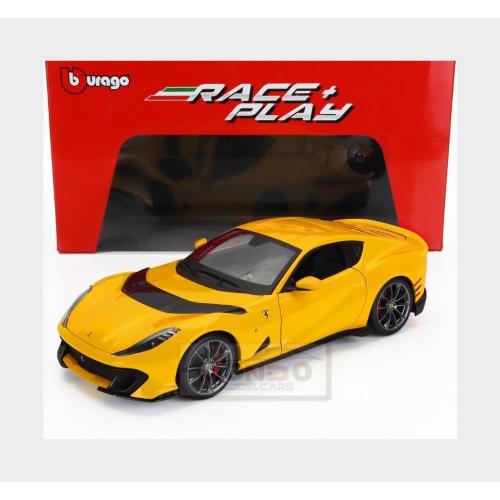 1:18 BURAGO Ferrari 812 Competizione 2021 Giallo Modena Yellow BU01646