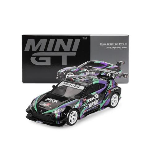 1:64 TRUESCALE Toyota Gr86 Hks Type R 2022 Tokyo Auto Salon Mini-Gt MGT01005-R