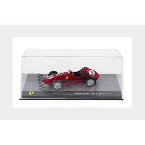 1:43 EDICOLA Ferrari F1 Dino 246 #5 World Champion Season 1958 Mike Hawthorn Con Vetrina With Showcase Red MX7ALA0038