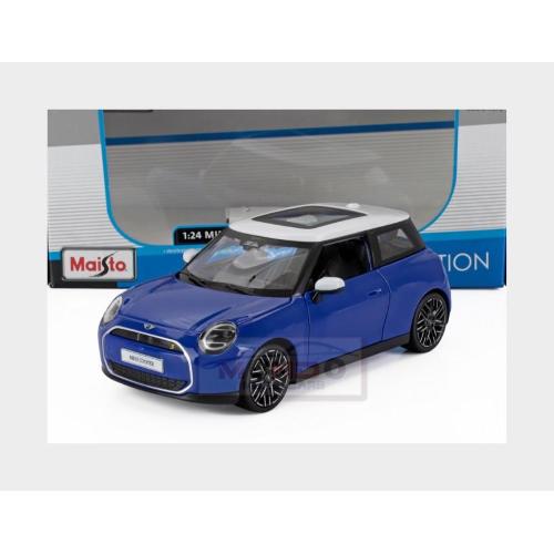 1:24 MAISTO Mini Cooper Se (J01) 2024 Blue White MI32926BL