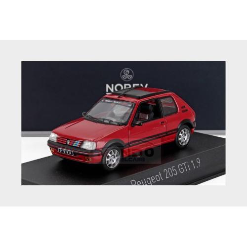 1:43 NOREV Peugeot 205 1.9 Gti Pts Deco 1991 Red NV471751