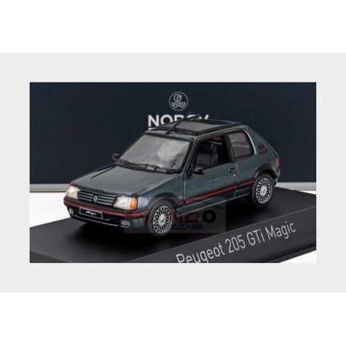1:43 NOREV Peugeot 205 1.9 Gti Magic 1990 Green NV471752