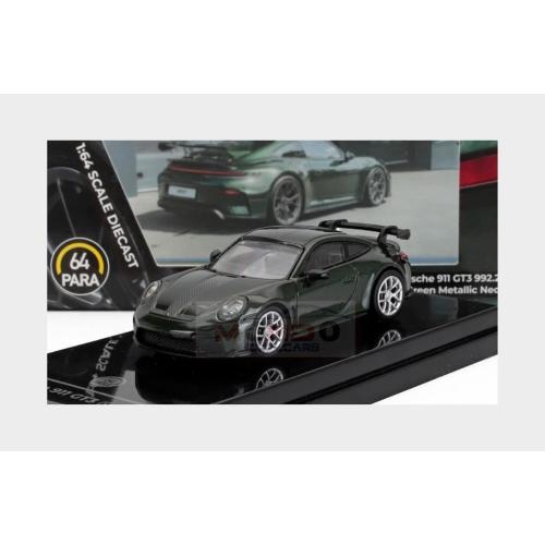 1:64 PARAGON Porsche 911 992-2 Gt3 Coupe Lhd 2024 Green PA-55874