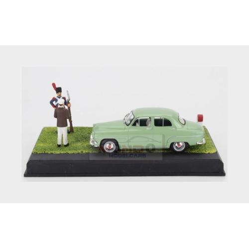 1:43 EDICOLA Simca P60 1961 Le Grognard With Figures Light Green LRB064-ABLRB064