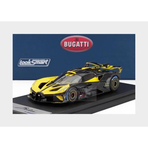 1:43 LOOKSMART Bugatti Bolide W16.4 8.0 Four-Turbo 1850Hp 500Km/H 2024 Molsheim Yellow LS528D