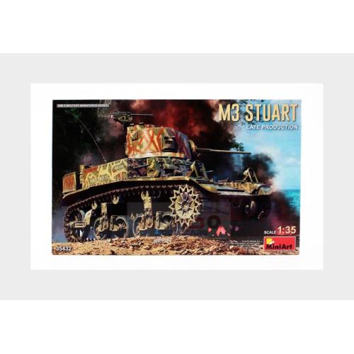 1:35 MINIART Tank M3 Stuart Military 1945 Kit MA35432