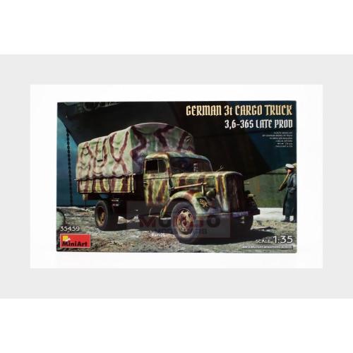 1:35 MINIART Opel Blitz German 3T Cargo Military Truck 2-Assi 1952 Kit MA35459