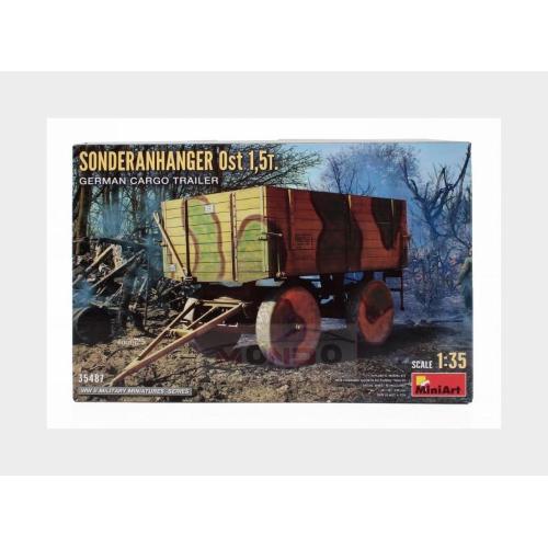 1:35 MINIART Trailer German Cargo Trailer Military 1945 Kit MA35487