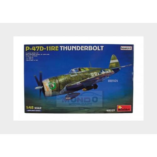 1:48 MINIART Dragon Wings P-47D-11Re Thunderbolt Airplane Military 1942 Kit MA48037