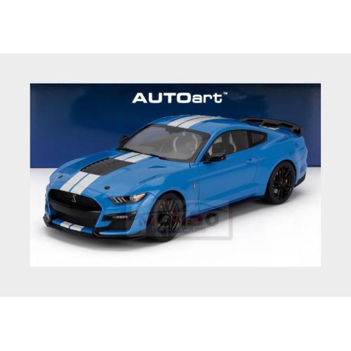 1:18 AUTOART Ford Usa Mustang Shelby Gt500 Coupe 2023 Gribber Blue AA73094