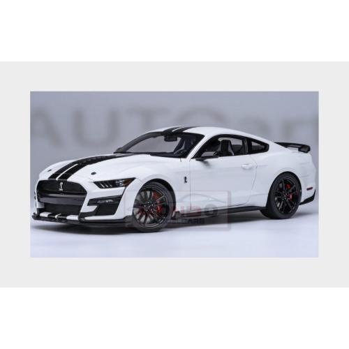 1:18 AUTOART Ford Usa Mustang Shelby Gt500 Coupe 2023 Oxford White AA73095