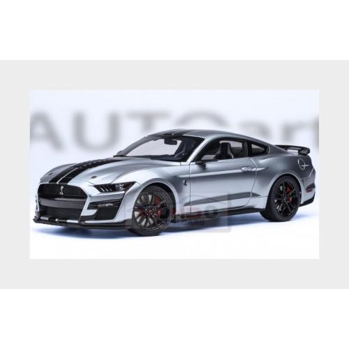 1:18 AUTOART Ford Usa Mustang Shelby Gt500 Coupe 2023 Iconic Silver AA73096