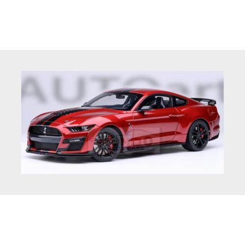 1:18 AUTOART Ford Usa Mustang Shelby Gt500 Coupe 2023 Rapid Red AA73098