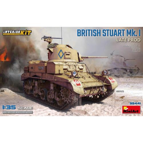 1:35 MINIART Tank M3 British Stuart Mkimilitary 1945 Kit MA35441